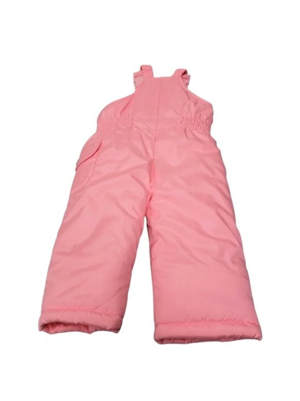 Carters Pink Snow Suit Overalls Ski Bib Girls Size 12 Months